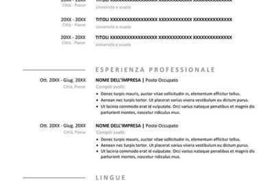 curriculum-senza-experienza-esempio